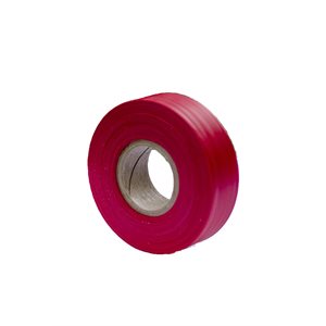 Bon 84-837 Flagging Tape - Red 300 ' X 1 3/16" - (12/Pkg) | Layoutt Tool for Pros
