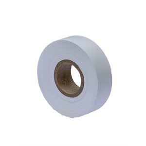 Bon 84-838 Flagging Tape - White 300 ' X 1 3/16" - (12/Pkg) | Layoutt Tool for Pros