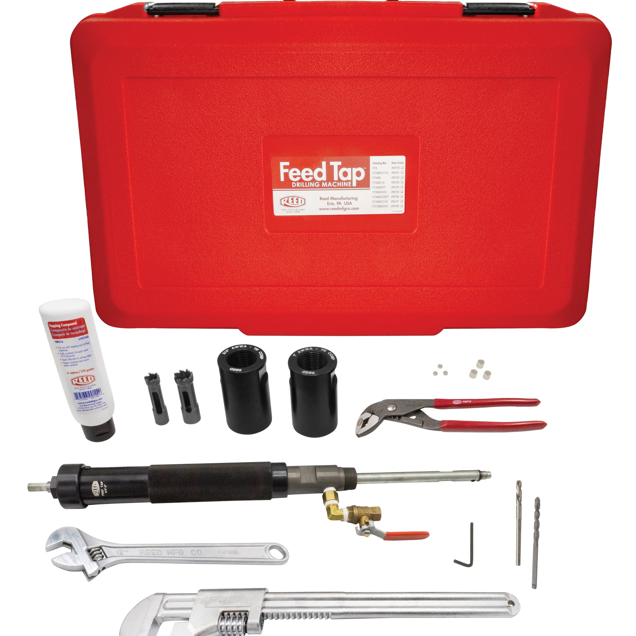 REED Awwa/110" Comp  3/4-1"  Reliable Cutter for Corporation Connections by Reed Mfg - Pipeline Tool