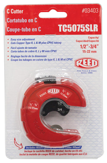 REED TC5075SLR 1/2" And 3/4 " Adjustable  Industrial Replacement Part for Pipe and Frame Units by Reed Mfg - Pipeline Tool