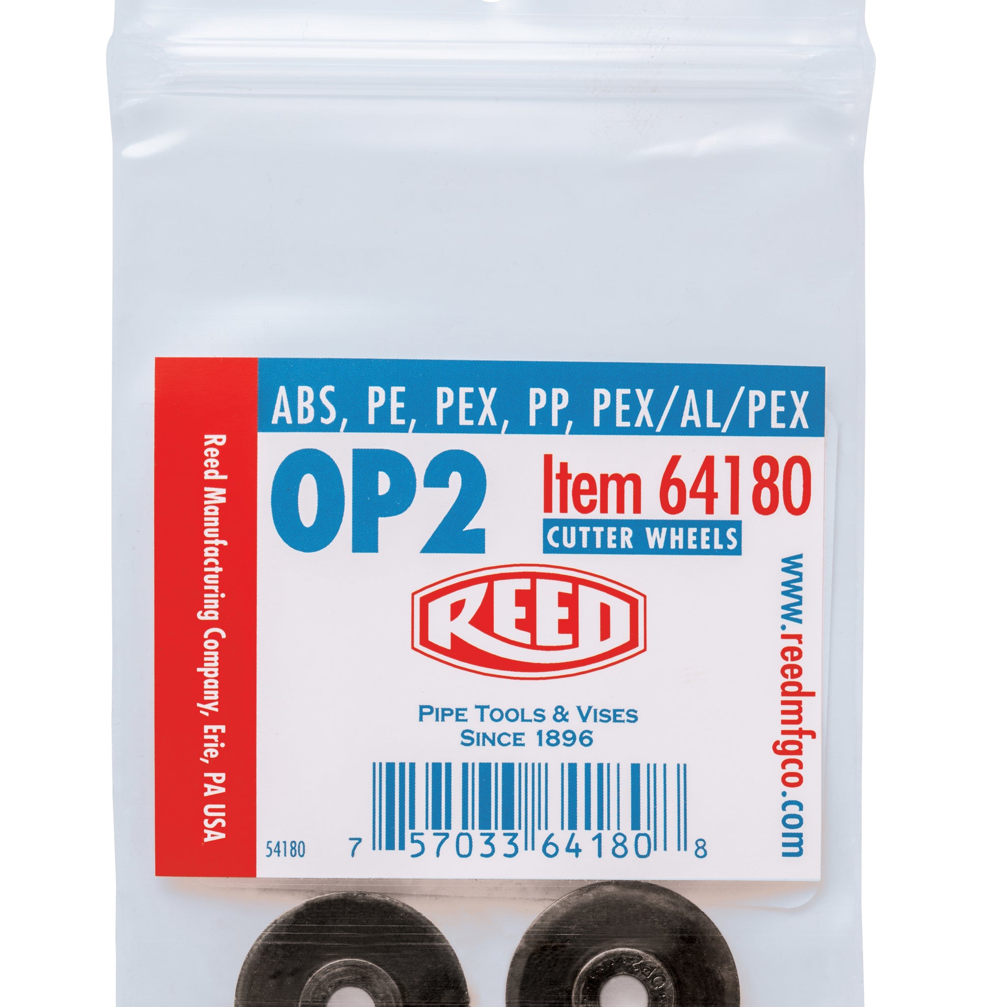 REED Op2"  Cutter Wheel  Reliable Cutter for Corporation Connections by Reed Mfg - Pipeline Tool