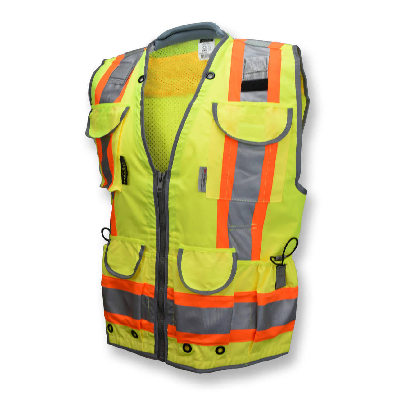 a safety vest on a white background