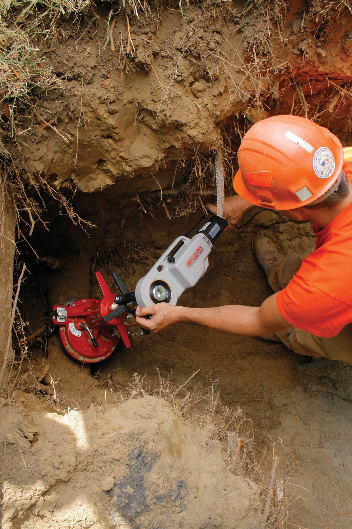 REED 1100" - Tm With Star Feed  Industrial-Grade Drill Head for Pipe Work by Reed Mfg - Pipeline Tool