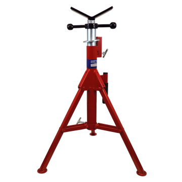 Grip Star 3000 lb Folding Pipe Stand – Carry Handle & Double Key Locking System