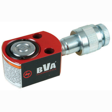 BVA Hydraulics - 5 Ton, 0.24" Stroke Flat Body Cylinder W/ Cr38F Coupler | Hydraulic Cylinders