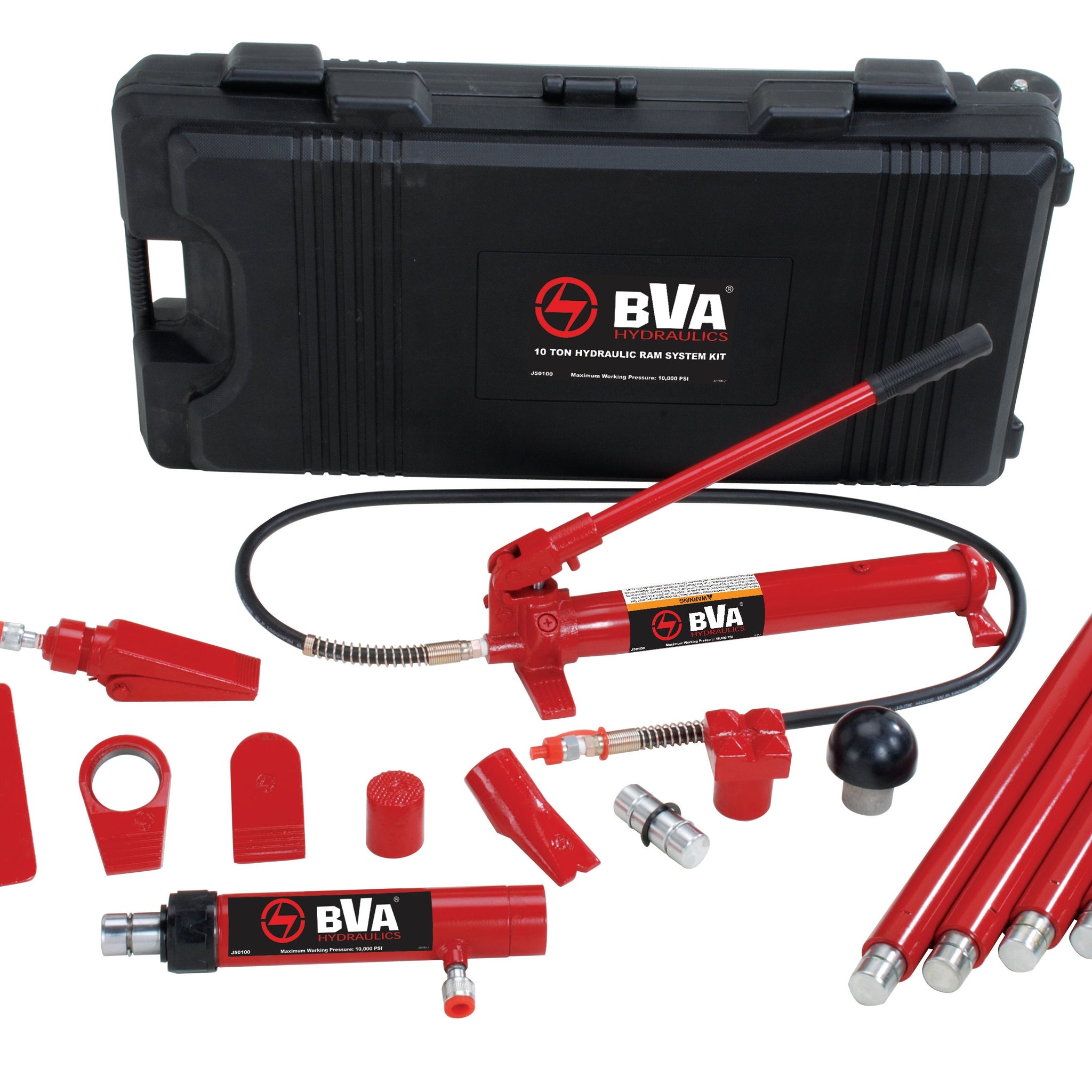 BVA Hydraulics - 10 Ton Hydraulic Maintenance Jack | Hydraulic Maintenance Sets