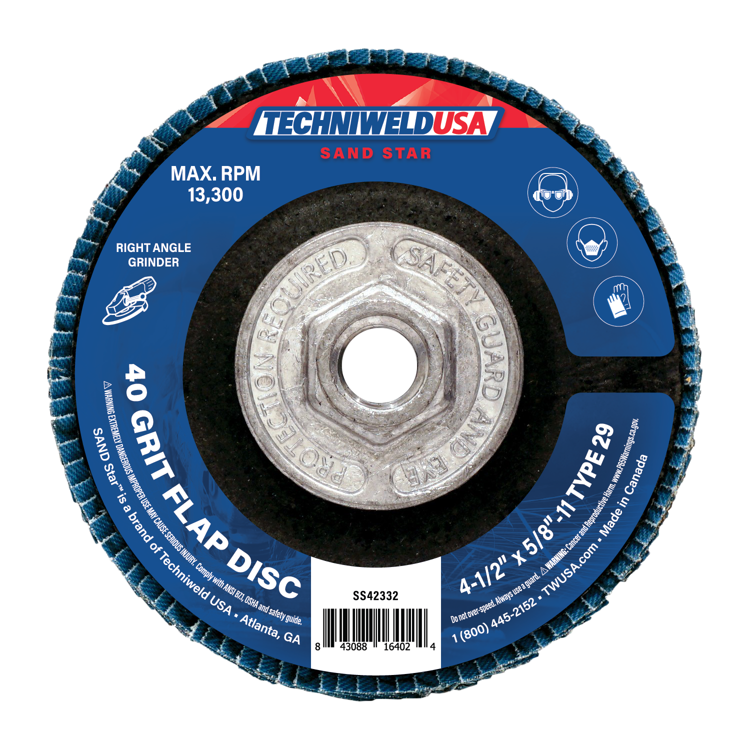 SS42332 type 29 flap disc