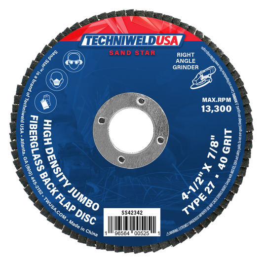 SS42342 Jumbo flap disc type 27
