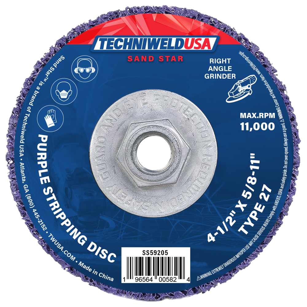 SS59205 purple stripping discs hubbed