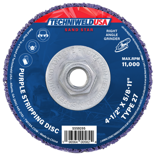 SS59205 purple stripping discs hubbed