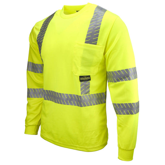 Radians Class 3 High Visibility Safety T-Shirt with Rad-Shade UV Protection