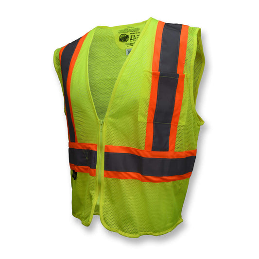 Radians-Class 2 Self Extinguishing Contrast Mesh Vest- High Visibility Workwear