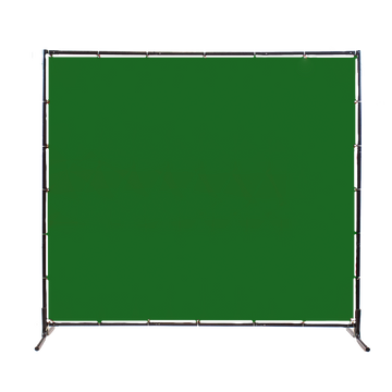 Techniweld 6x6 Green Welding Screen – 14 Mil Flame-Resistant Protection for Safe Welding Environments