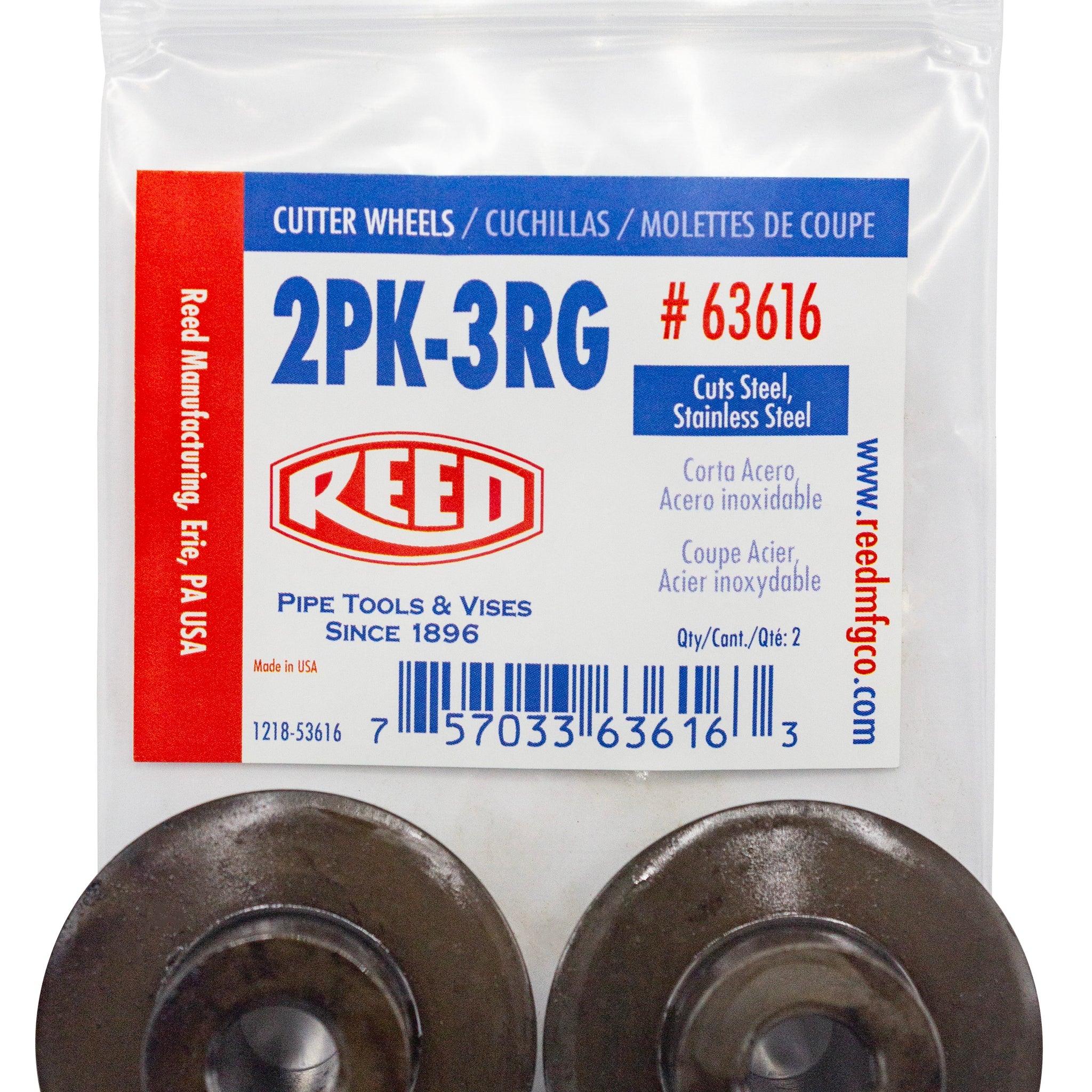 REED 3Ring Cutter Wheel  Industrial-Grade Drill Head for Pipe Work by Reed Mfg - Pipeline Tool