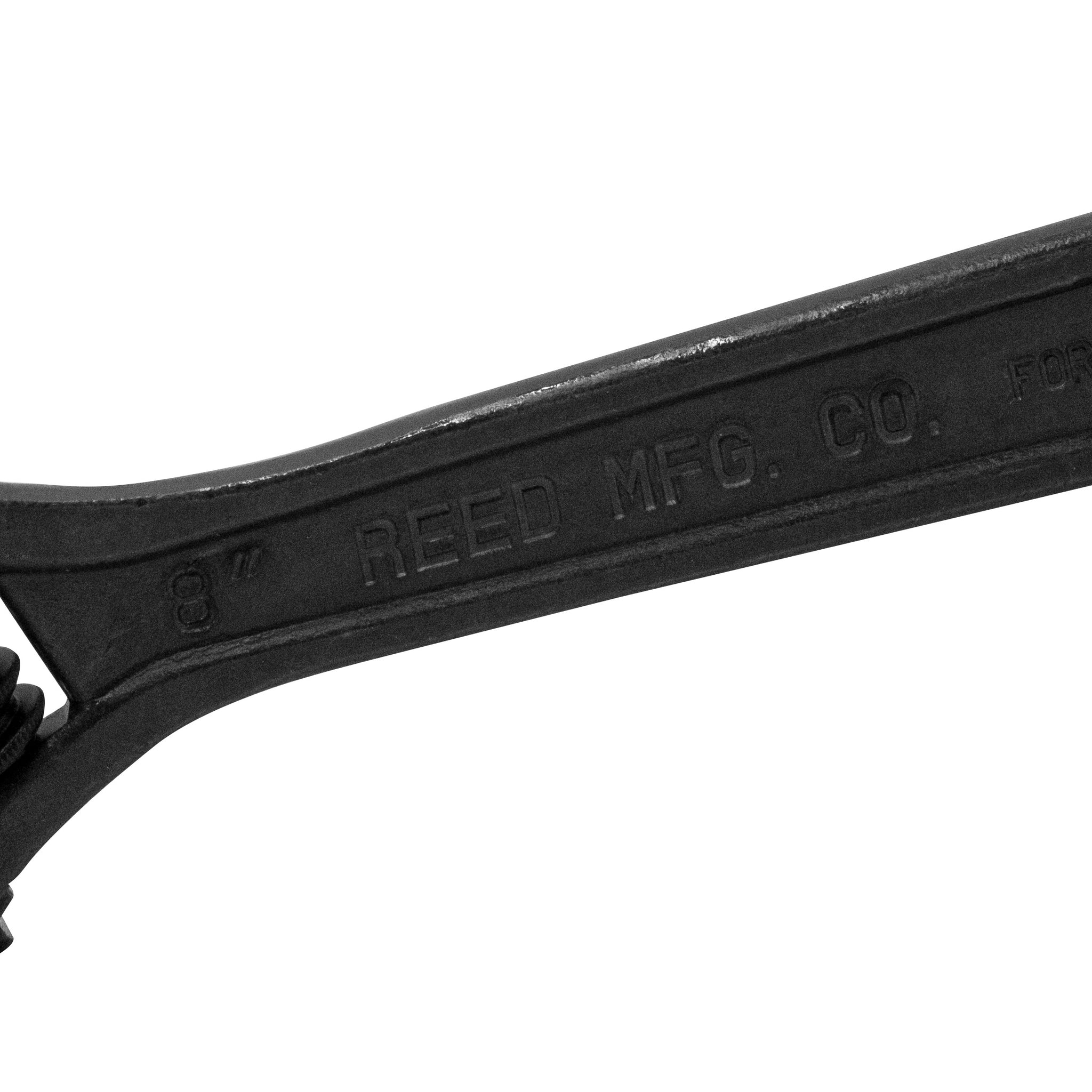 REED Cwb8  8" Black Adjustable Wrench  Designed for Use in Brass Coupling and Threaded Pipework by Reed Mfg - Pipeline Tool