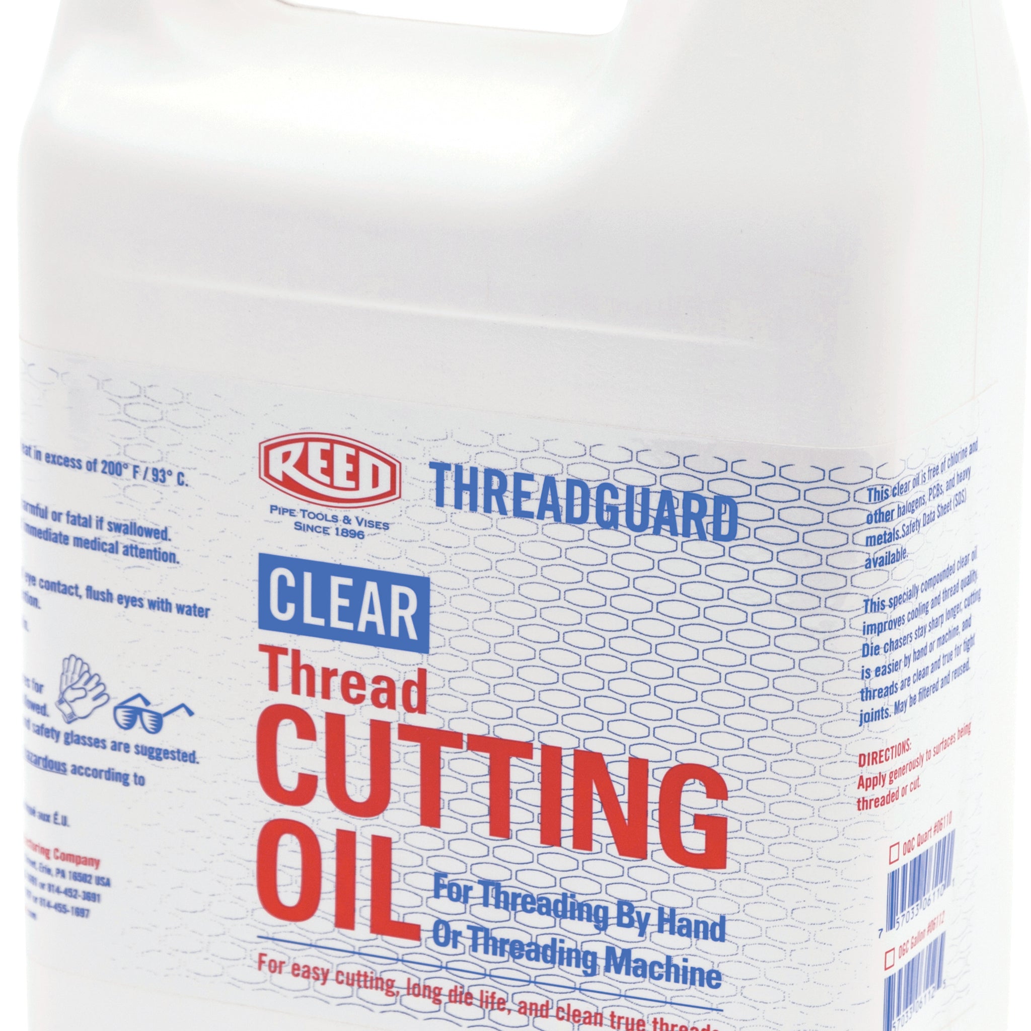REED Ogc Clear Cutting Oil Gallon  Precision Component for Brass and Bronze Pipe Connections by Reed Mfg - Pipeline Tool