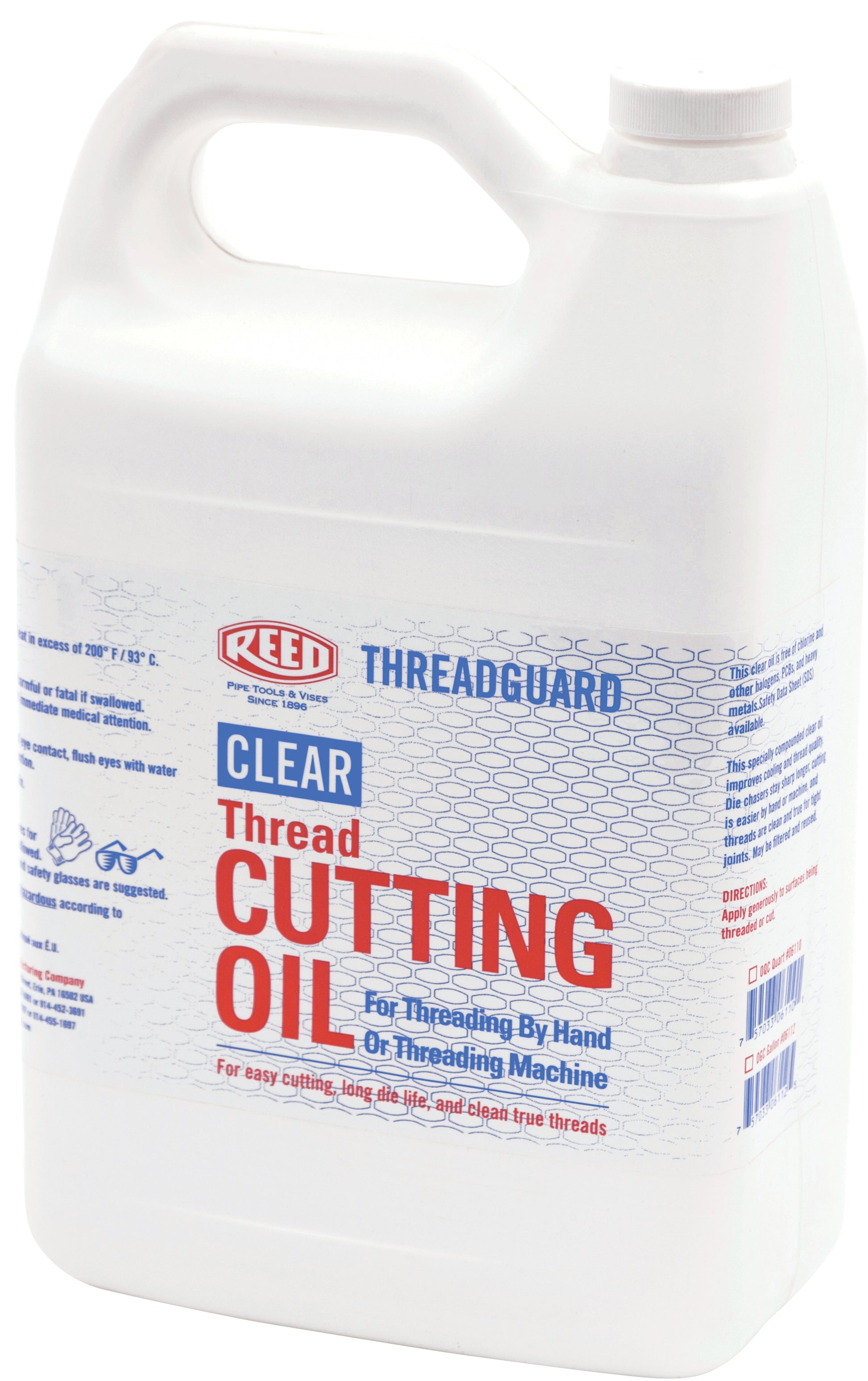 REED Ogc Clear Cutting Oil Gallon  Precision Component for Brass and Bronze Pipe Connections by Reed Mfg - Pipeline Tool