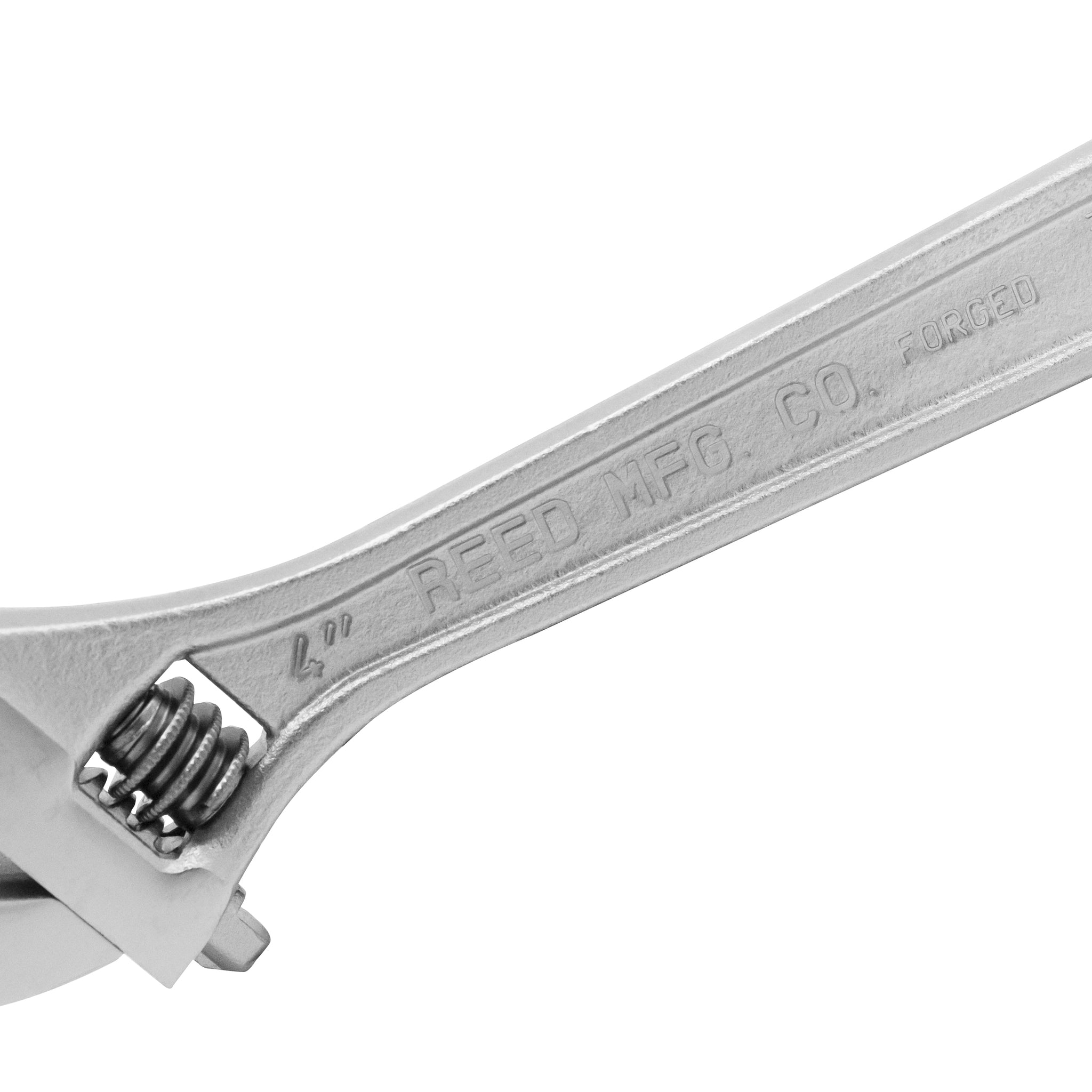 REED CW4 4" Adjustable Chrome Wrench  Precision Component for Brass and Bronze Pipe Connections by Reed Mfg - Pipeline Tool