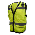 a yellow safety vest on a white background