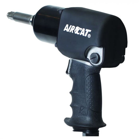 Aircat - 1/2" Impact wrench with 2" ext anvil 725 ft - lb - Bayou Tool