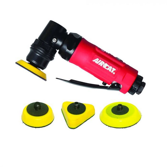 Aircat - Mini Spot Sander / Polisher with 3 Pads - Bayou Tool