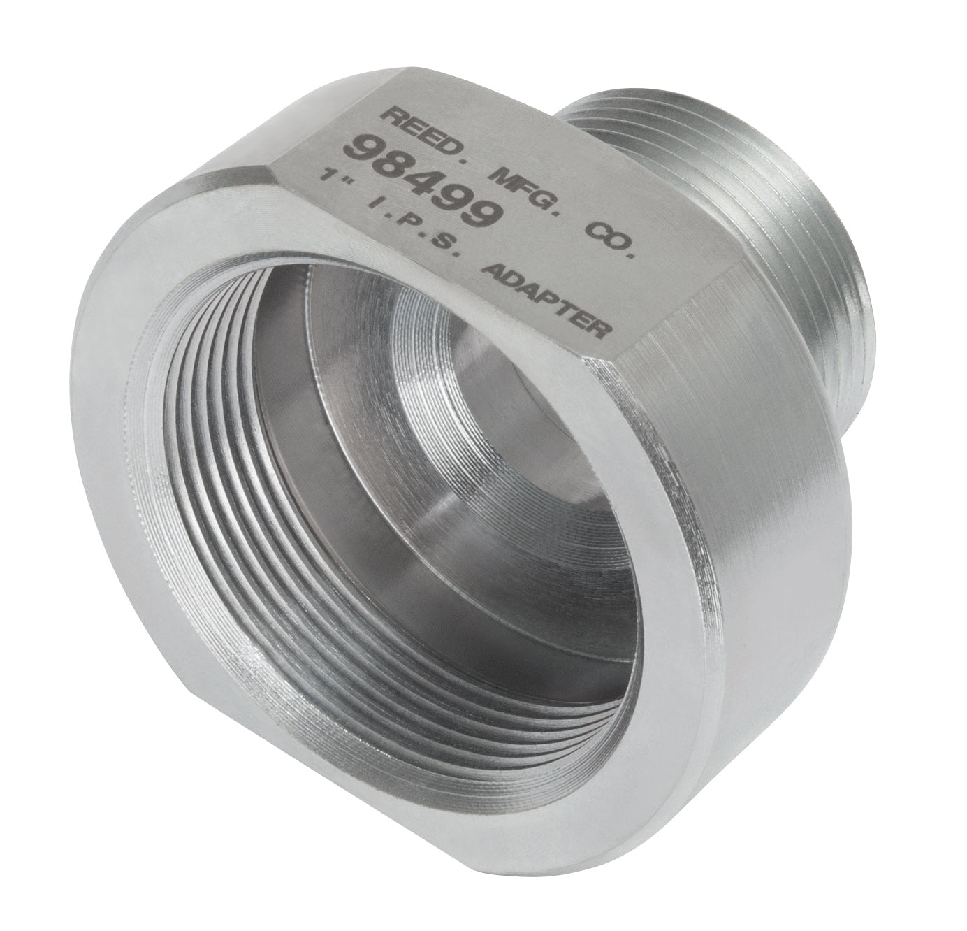 REED 1" I.P.S. Corp Adapter  Built for AWWA Standard Pipe Service by Reed Mfg - Pipeline Tool