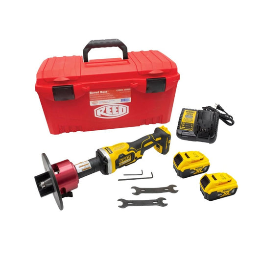 Bevel Boss® Cordless Pipe Beveler – Portable, Battery - Powered, Adjustable for 2"+ Plastic Pipe - Bayou Tool