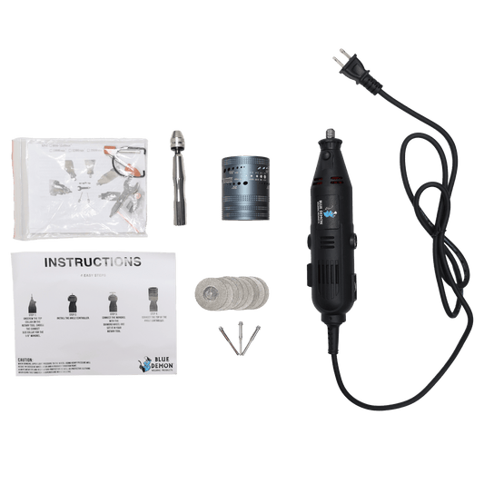 Blue Demon Stay‑Sharp Tungsten Grinder – 115V Corded w/ Carrying Case - Bayou Tool