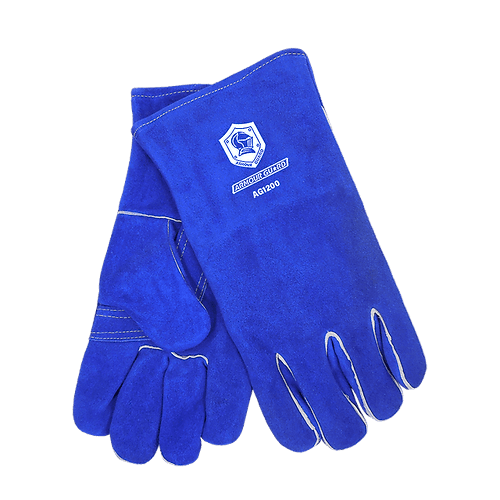 Blue - Stick Welding Gloves - Armour Guard - Bayou Tool