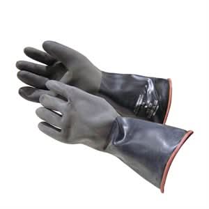 Bon 11 - 420 Rubber Gloves - Size 11 - .030 Thick - (Pr) | Safety Tool for Pros - Bayou Tool