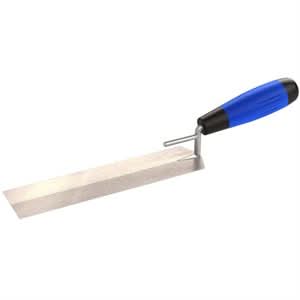 Bon 11 - 867 Margin Trowel - Bucket Carbon Steel 8" X 2" Comfort Grip Handle | Flooring & Tiling Tool for Pros - Bayou Tool