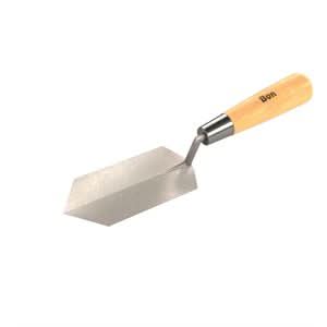 Bon 11 - 997 Diamond Detail Point Trowel 5" X 1 - 1/2" Wood Handle | Drywall & Plaster Tool for Pros - Bayou Tool