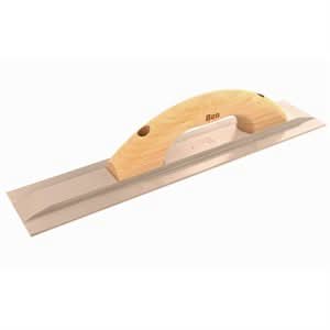 Bon 12 - 184 Mag Float - Square End - 16" X 3 1/8" Wood Handle Perfect balance and feel | Concrete Tool for Pros - Bayou Tool