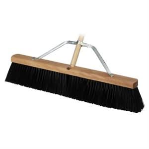 Bon 12 - 242 Concrete Broom - Heavy Duty 18" - 5 ' Wood Handle | Brooms & Brushes Tool for Pros - Bayou Tool