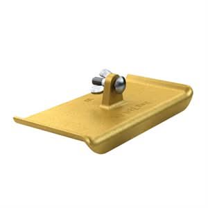 Bon 12 - 283 Walk Edger - Bronze 9" X 4" - 1/4" Radius X 3/4" Lip Single post design allow for working... | Concrete Tool for Pros - Bayou Tool