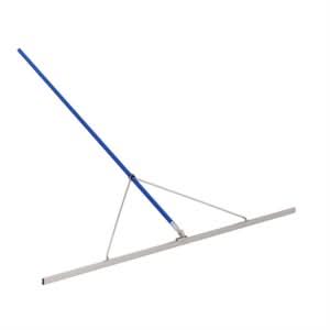 Bon 12 - 294 Paver Straightedge - Aluminum 1" X 2" X 12 Foot - 10 Foot Aluminum Handle 10' aluminum threaded handle | Concrete Tool for Pros - Bayou Tool