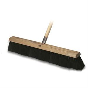 Bon 12 - 303 Concrete Floor Broom - 24" - 5 ' Wood Handle | Brooms & Brushes Tool for Pros - Bayou Tool