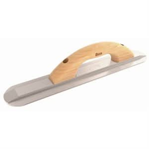 Bon 12 - 408 Mag Float - Rnd End - 16" X 3 1/8" Wood Handle Excellent floating action | Concrete Tool for Pros - Bayou Tool