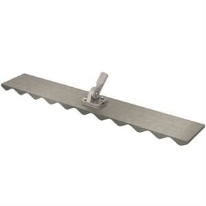 Bon 12 - 518 Rumble Strip Bull Float - 48" X 7 1/4" | Concrete Tool for Pros - Bayou Tool