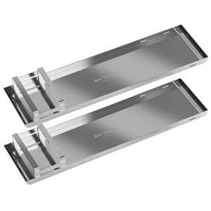 Bon 12 - 606 Knee Boards - Stainless Steel (Pr) Will not rust | Concrete Tool for Pros - Bayou Tool