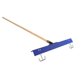 Bon 12 - 820 Gauge Rake W/Sleds - 36" - 5 ' Wood Handle | Concrete Restoration Tool for Pros - Bayou Tool