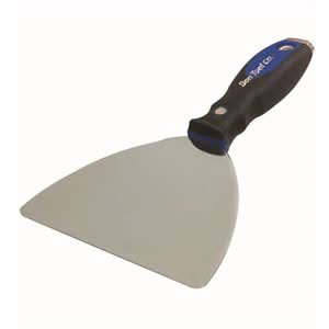 Bon 13 - 126 Venetian Detail Knife 6" Rounded Corners Comfort Grip Handle | Drywall & Plaster Tool for Pros - Bayou Tool