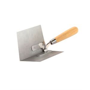 Bon 13 - 149 Angle Plow - Stainless Steel 90 Degree - Wood Handle | Drywall & Plaster Tool for Pros - Bayou Tool