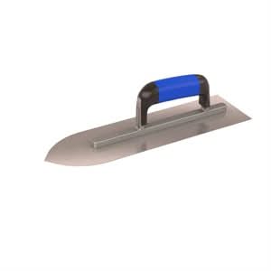 Bon 13 - 523 Trowel - Pointed Nose 14"X4" Comfort Grip Handle Comfort Grip handle for less fatigue | Concrete Tool for Pros - Bayou Tool