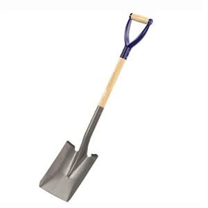 Bon 14 - 263 Shovel - Squareuare Point 27" D Wood Handle | General Construction Tool for Pros - Bayou Tool
