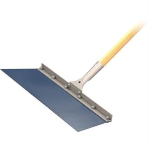 Bon 14 - 917 Epoxy Finisher - Blue Steel 22" - 60" Wood Handle | Concrete Restoration Tool for Pros - Bayou Tool