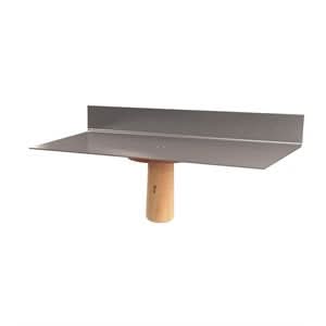 Bon 15 - 247 Hawk - Stainless Steel 12" X 6" - 1 1/2" Lip | Drywall & Plaster Tool for Pros - Bayou Tool