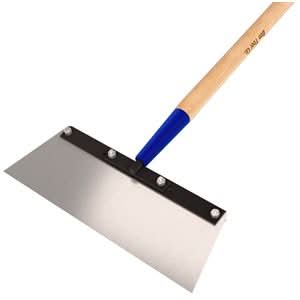 Bon 15 - 363 Floor Scraper - Steel Blade - 22" - 60" Wood Handle | Drywall & Plaster Tool for Pros - Bayou Tool