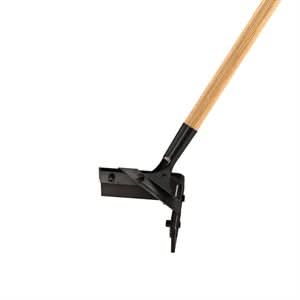 Bon 19 - 134 Squeegee - V Shape - 5 Foot Wood Handle Funnels the material into the crack | Asphalt Tool for Pros - Bayou Tool