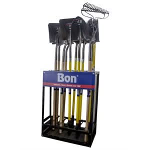 Bon 20 - 105 Long Handle Tool Display Rack | Show & Sell/Logo Gear Tool for Pros - Bayou Tool